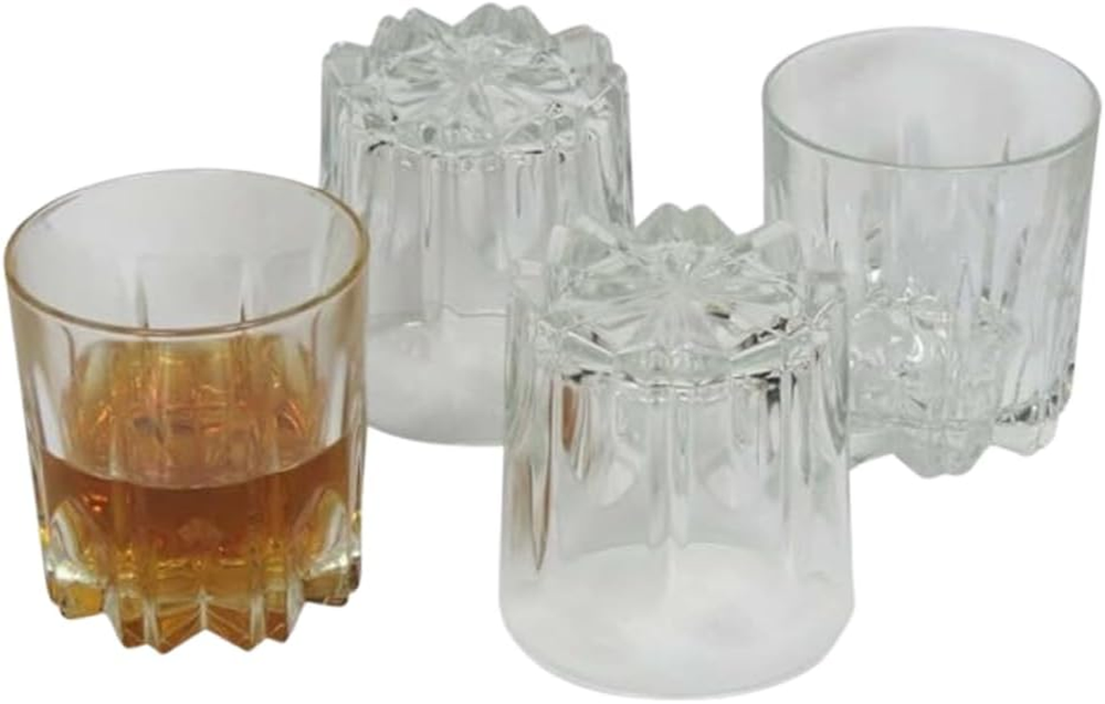 4 Piece Whiskey Glass Set