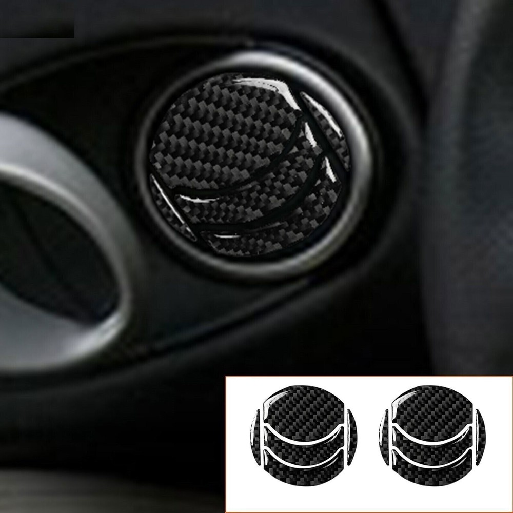 Carbon Fiber Side Air Vent Outlet Cover Trim For Nissan 350Z Z33 2006-2009