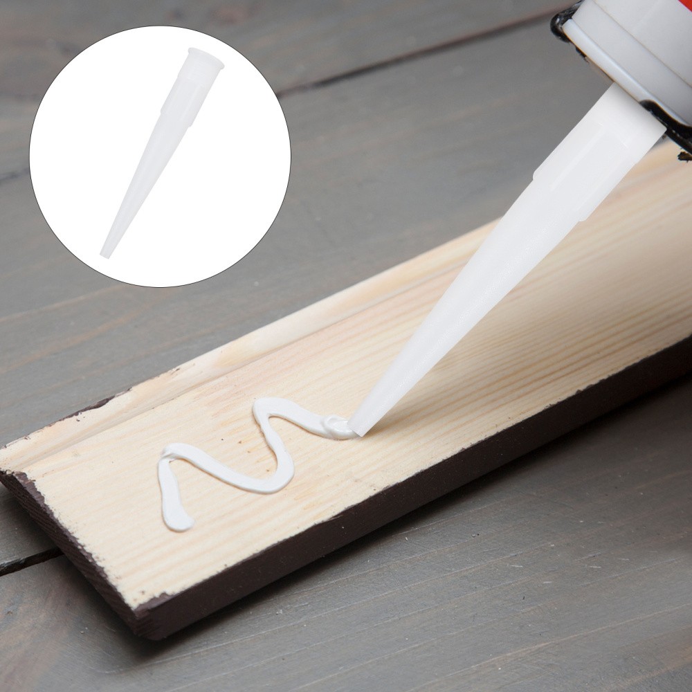 40 Pcs Silicone Sealant Nozzles for Precise Caulking & Sealing