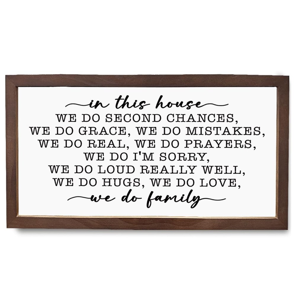 Family Signs, Rustic Home Decor, Family Room Decors, Modern Farmhouse Home De...