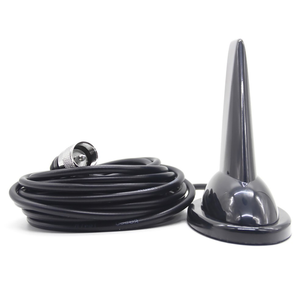 Dual Band VHF/UHF 144/430MHz Vertical Antenna w/5 Connectors for Walkie Talkie