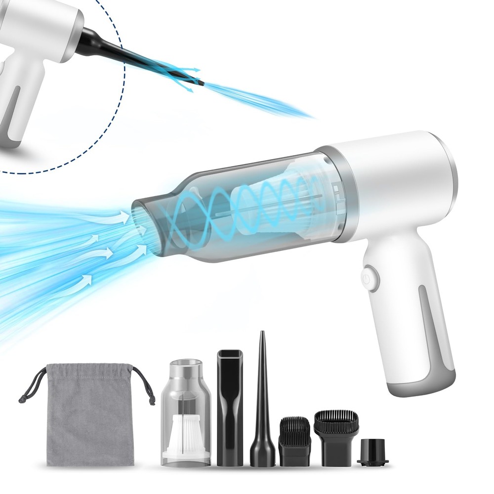 8000PA Cordless 3-in-1 Handheld Car Vacuum Cleaner Portable Powerful Suction