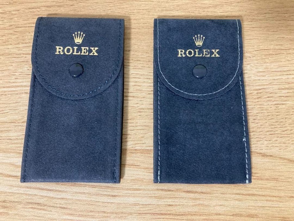 ROLEX Portable Watch case Made of Suede