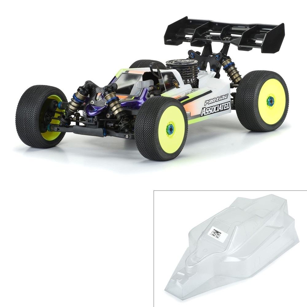 Axis Clear Body AE RC8B3.2 & RC8B3.2e with LCG Battery PRO355400 for RC Cars & Trucks