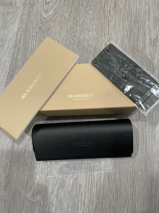 NEW BURBERRY BROWN AUTHENTIC EYEGLASSES SUNGLASSES CASE BOX ONLY