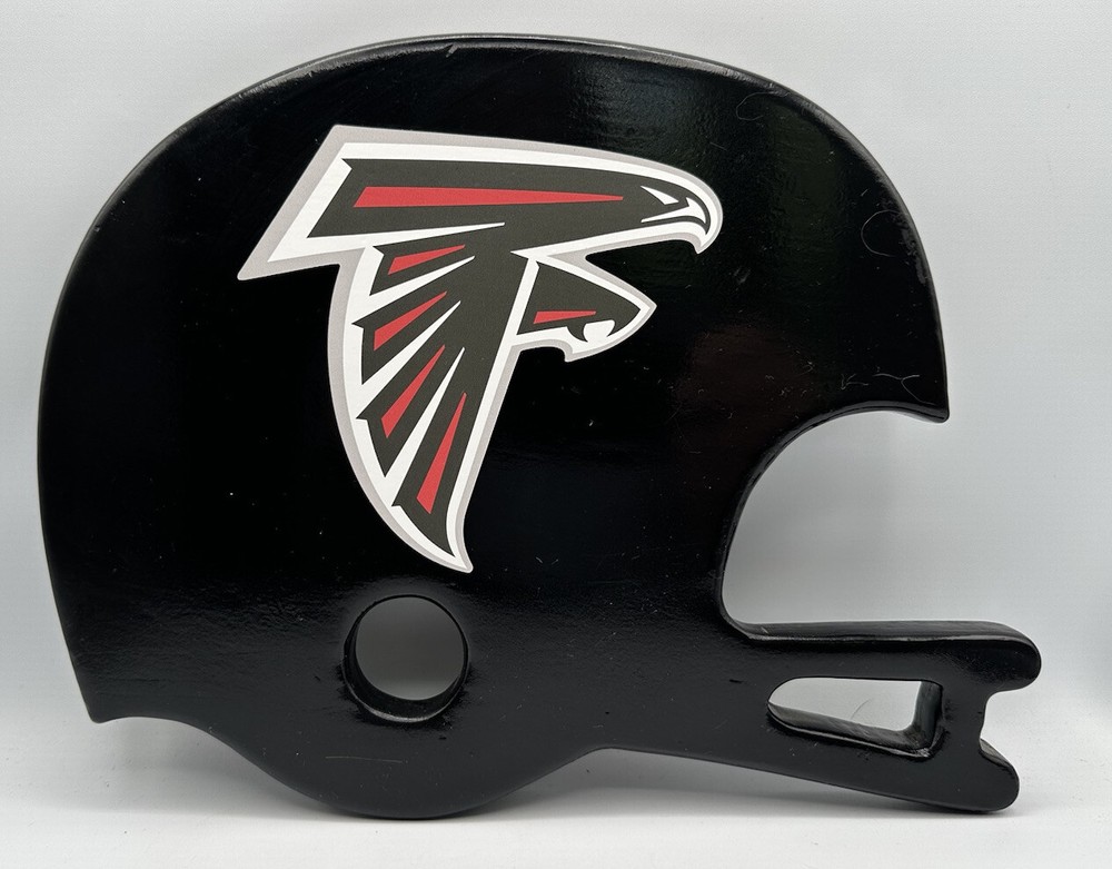 Atlanta Falcons Football Helmet Wall Plague (Wood) Great Condition