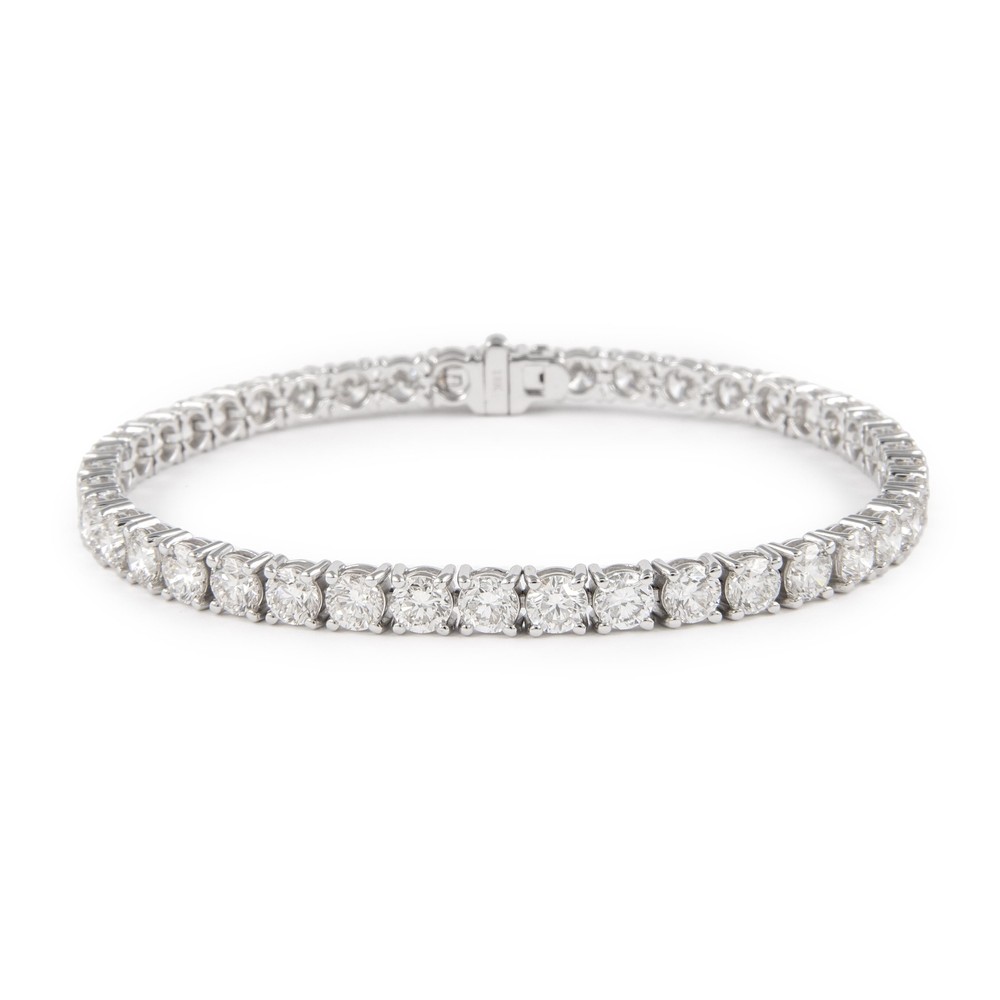 Alexander Beverly Hills 9.88ct Diamond Tennis Bracelet 18k White Gold