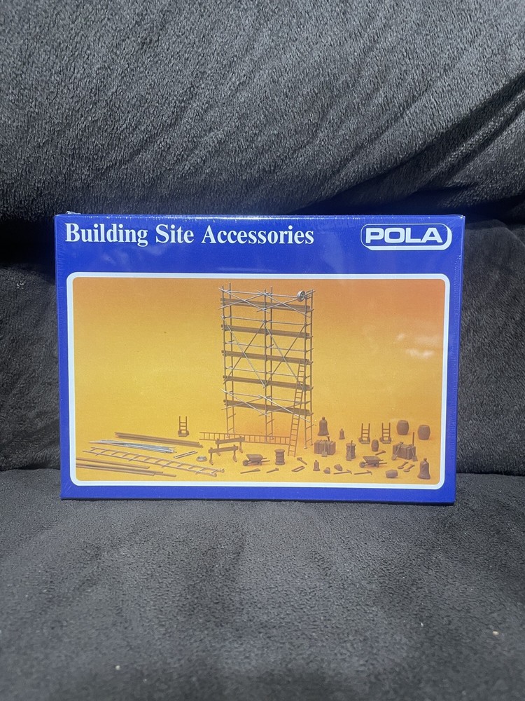 Building Site Accessories Kit from West Germany by POLA in HO Scale