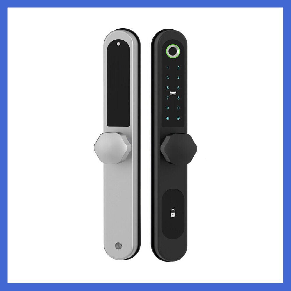 Smart Biometric Fingerprint RFID Card Digital Lock for Narrow Side Push Pull Doors  -image