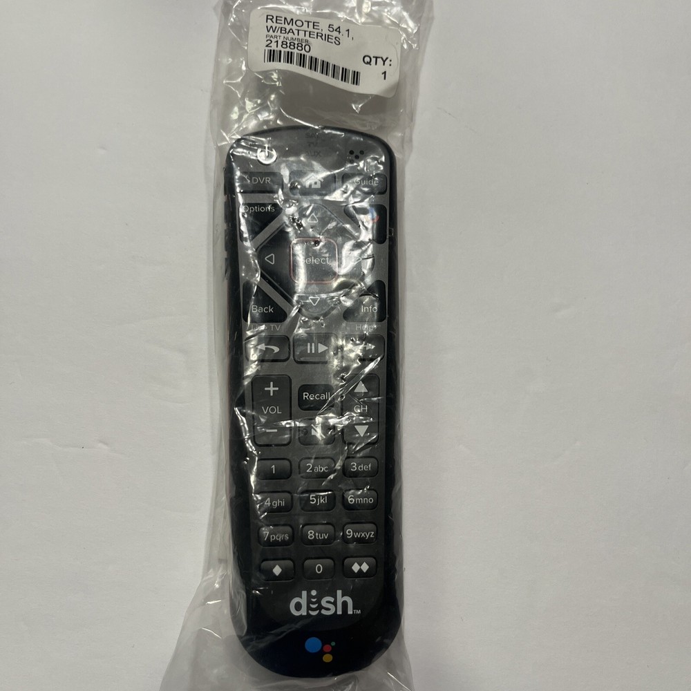 Google Assistant Dish Voice Remote 54.1 with Batteries Free Shipping-image