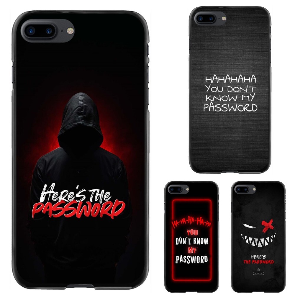 Password Here is For iPhone XS XR 6 7 8 Plus SE 2nd 3rd Anti scratch Cover-image
