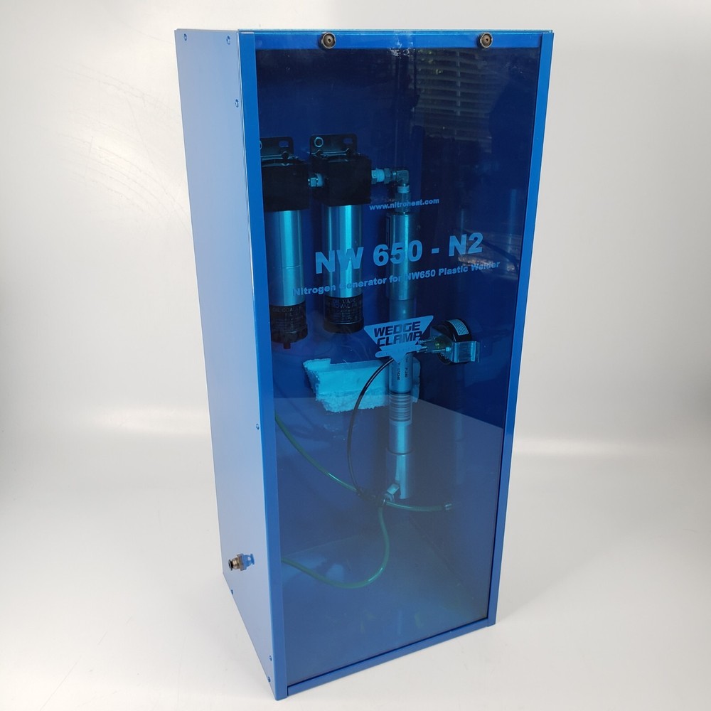 Nitroheat NW 650 N2 Nitrogen Generator for NW650 Plastic Welder Wedge Clamp Sys
