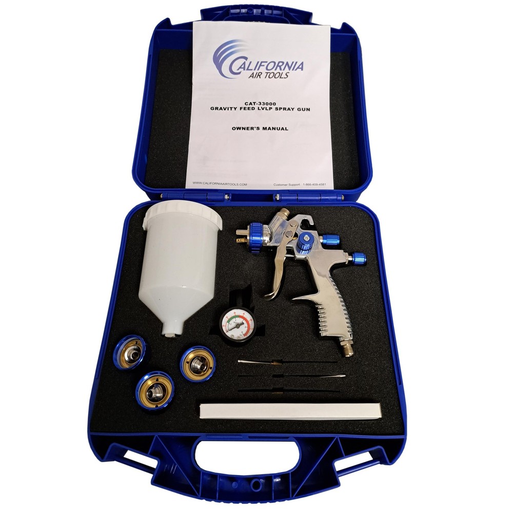 CAT-33000K LVLP Spray Gun Kit for Low Pressure Air Paint Application