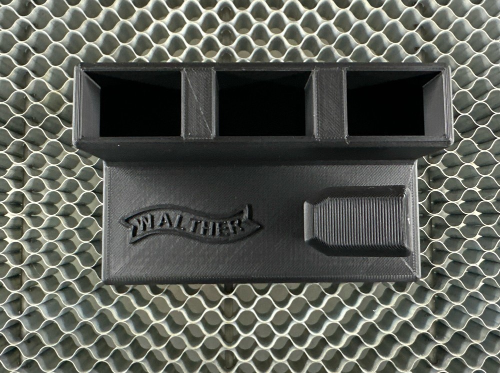 Walther PDP / PPQ Display stand w/3 magazine holders Black US MADE*