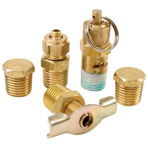 Viair  90005 Air Tank Port Fittings Kit For 150 PSI Rated Systems 5/Pcs.