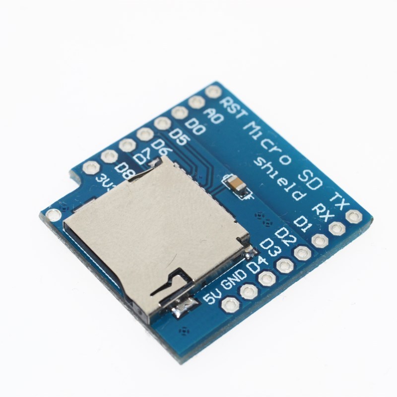 Micro SD Card Shield IoT Wireless Control for D1 Mini ESP8266 WiFi WeMos Module-image