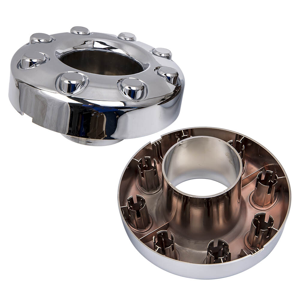 2x Front 4x4 Open Wheel Center Hub Cap 05-18 For Ford F350 Super Duty Dually