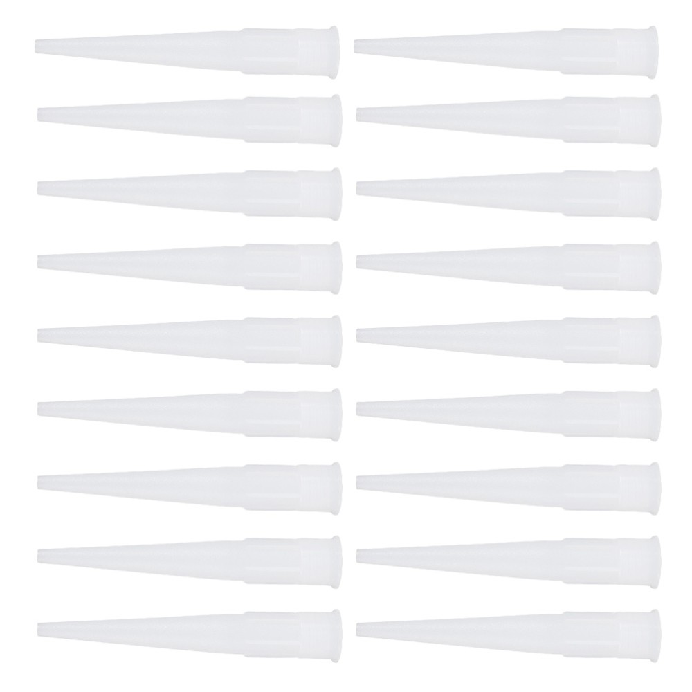 30-Pack Silicone Sealant Nozzles for Precision Caulking and Glue Application