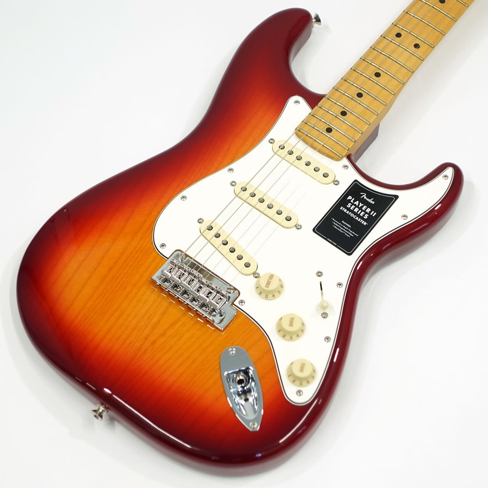 Fender Player II Stratocaster Chambered Ash Body Aged Cherry Burst   M