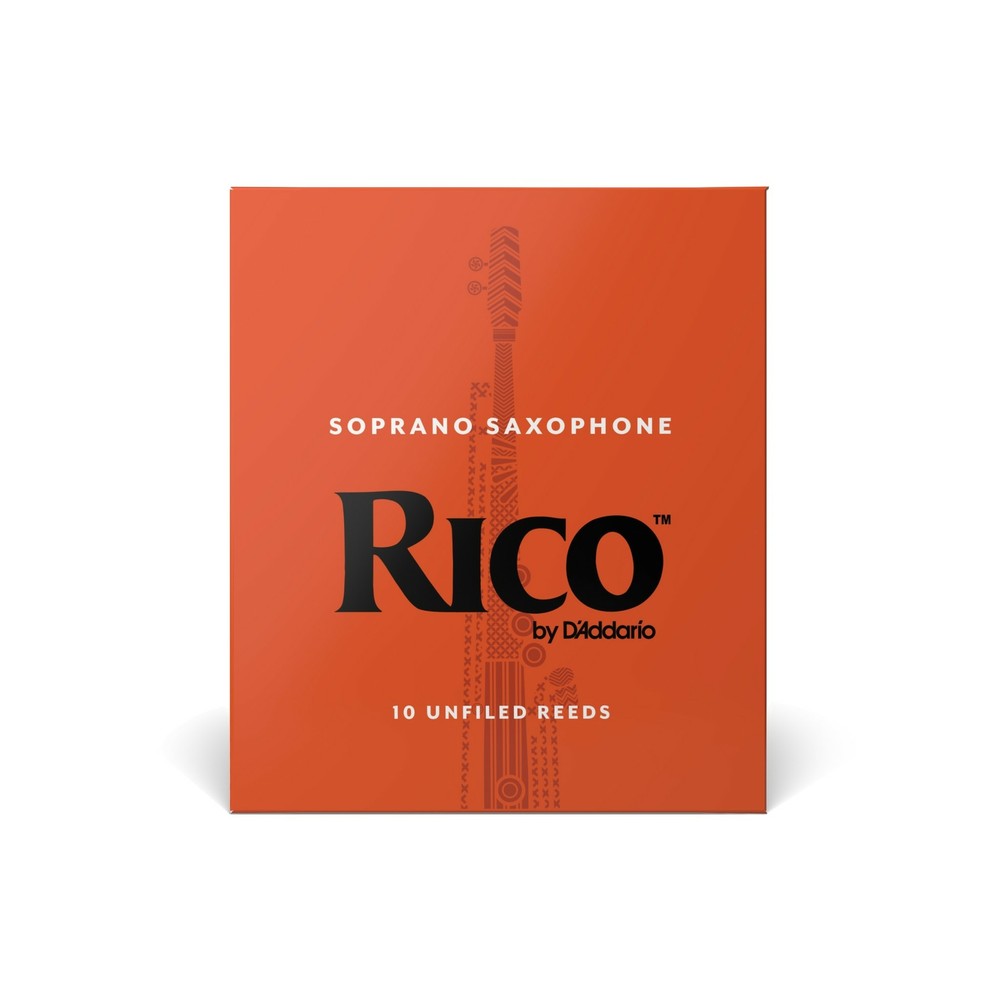 10 Pack Rico Soprano Saxophone Reeds # 2.5 Strength 2 1/2 RIA1025
