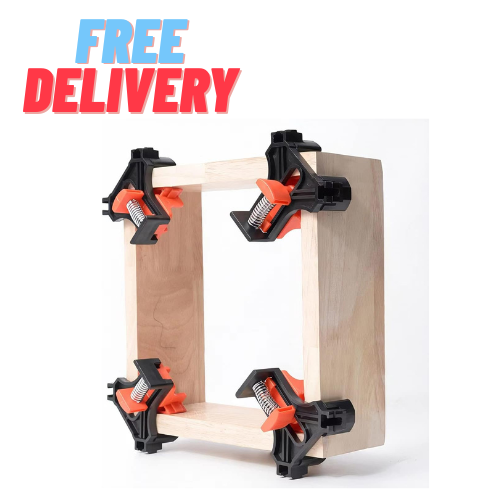 90 Degree Corner Clamps,Wood Working Tools, 4PCS Right Angle Clamps, Clip Clamp