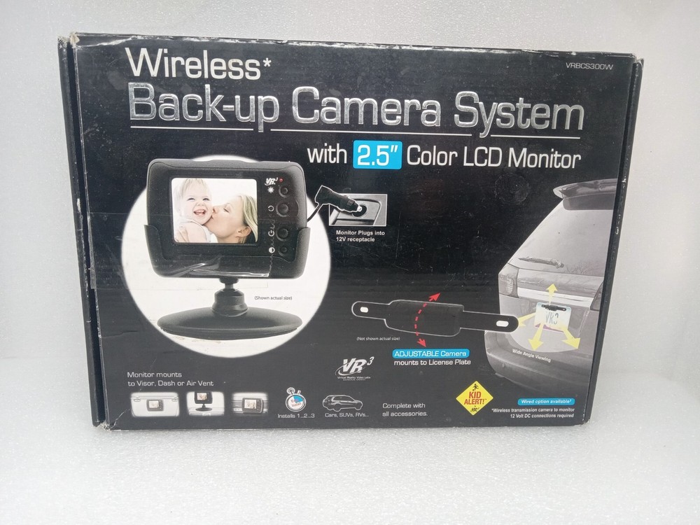 Wireless Backup Camera System made by VR3 w/2.5