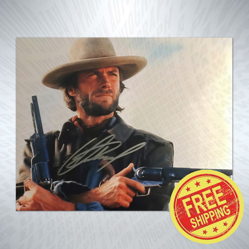 Clint Eastwood Autograph Reprint Signed 8x10 Photo Signature Poster BUY NOW