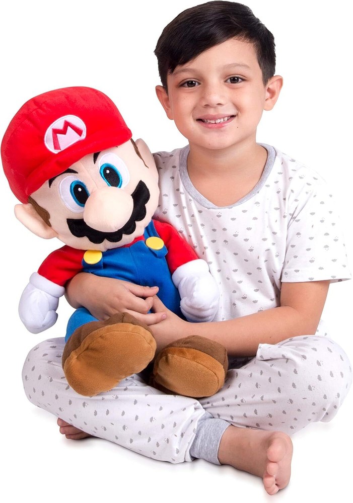 Franco Kids Bedding Plush Cuddle Pillow Buddy, One Size, Super Mario