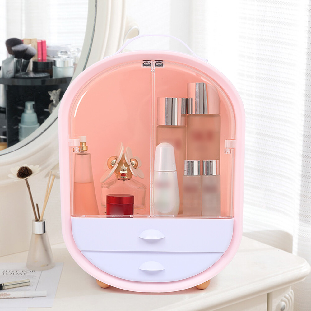 Makeup Display Storage Cabinet Cube Jewelry Case Box Holder Organizer Case