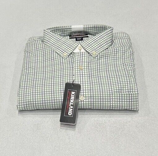 Kirkland Signature Men's Traditional Fit Dress Shirt, Multicolor, Size 18-36/37