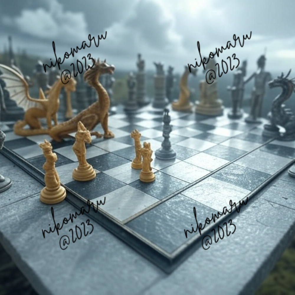 Digital Dragon Chess 2 Wallpaper Background for Desktop Art-image