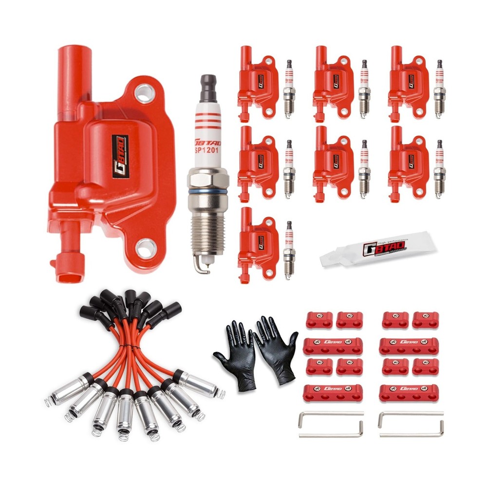 Ignition Coil and Spark Plug Wire Set of 8,for Chevy Silverado GMC Yukon 5.3L V8