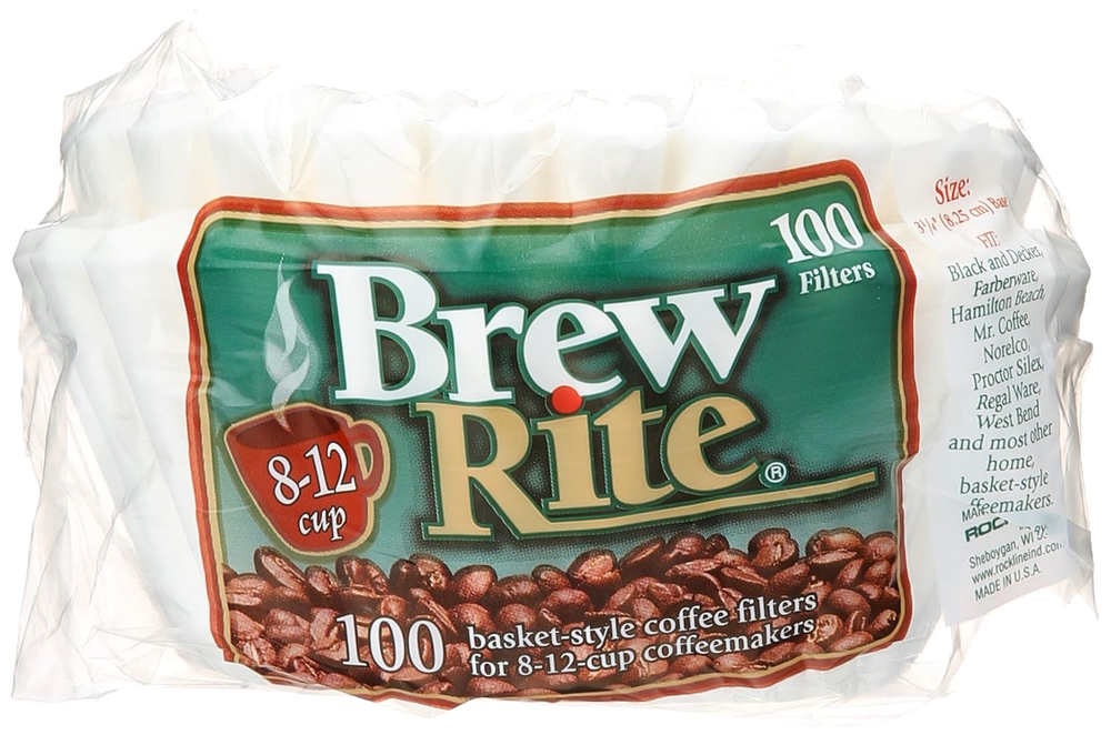 100-Count Basket Style Coffee Filters for Easy Brewing