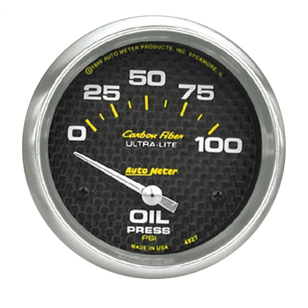 AutoMeter 4827 Electric 100psi Oil Pressure Gauge 2-5/8in
