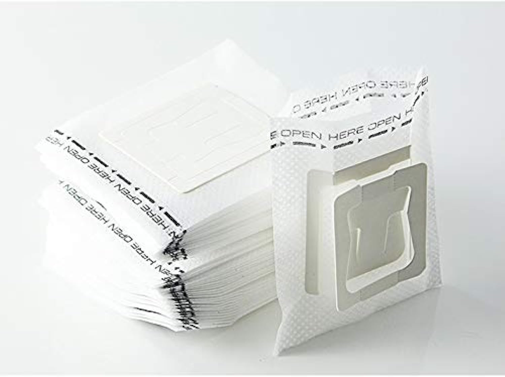 50Pcs Single-Serve Hanging Ear Drip Coffee Filters - Portable & Convenient