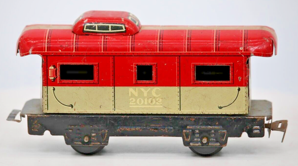NYC RR O Gauge New York Central Red Caboose 20102