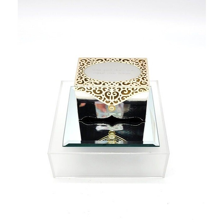 Silver-Tone Keepsake Jewelry Box with Pearl Accents for Cherished Memories