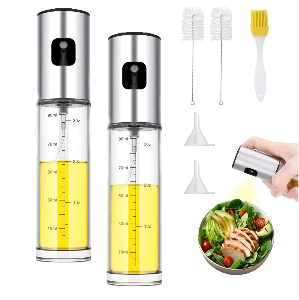 Olive Oil Sprayer Cooking Mister Spray Pump Fine Bottle Kitchen Tools 200ml US