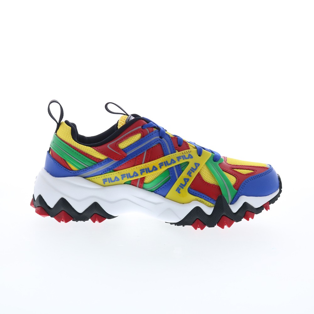 Fila Electromont 1JM01651-732 Mens Yellow Leather Lifestyle Sneakers Shoes 8