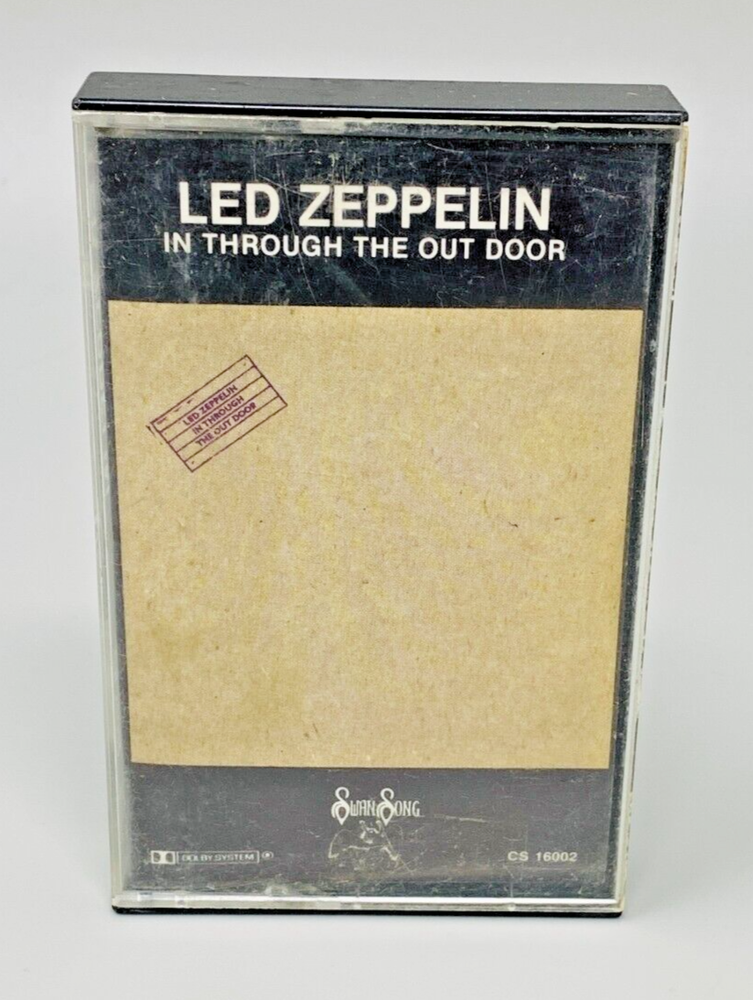 Led Zeppelin In Through The Out Door Cassette Tape