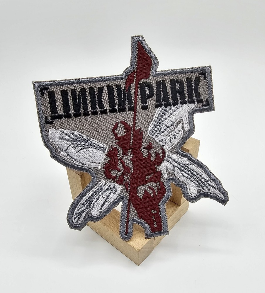 Linkin Park patch, Linkin Park logo band patch, iron/sew on patch,