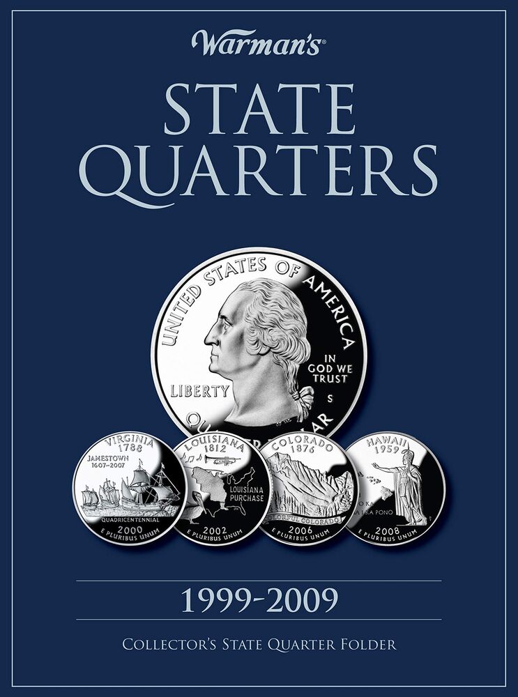 50 State Quarters Album Territories Collector Coin Folder Collecting Binder Book