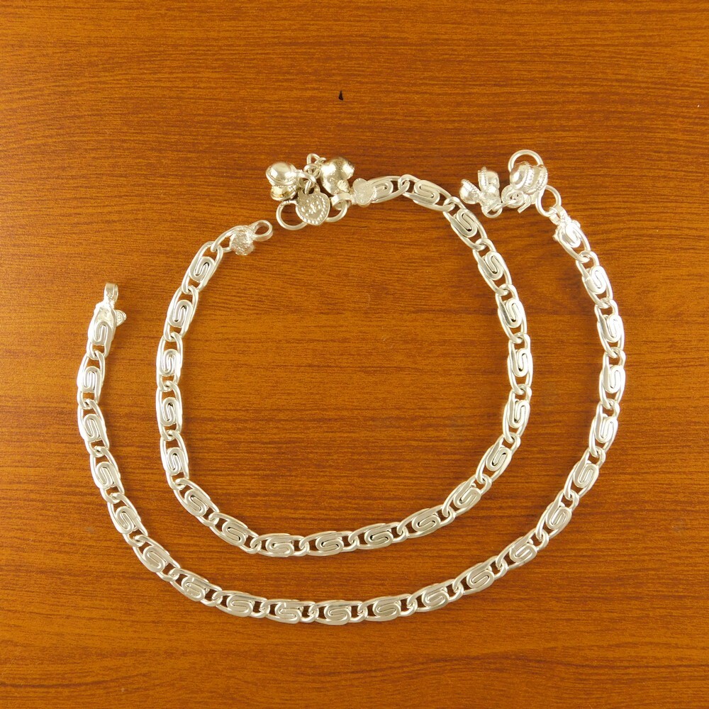 Trendy Silver-Plated Anklet for Teens – Ethnic Fashion Jewelry Payal