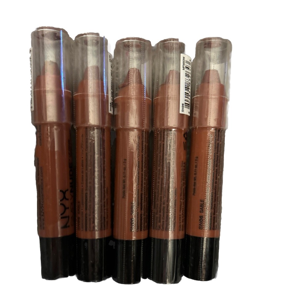 NYX  Professional Makeup Simply Nude Lip Cream SABLE SN06- 5 Pack!