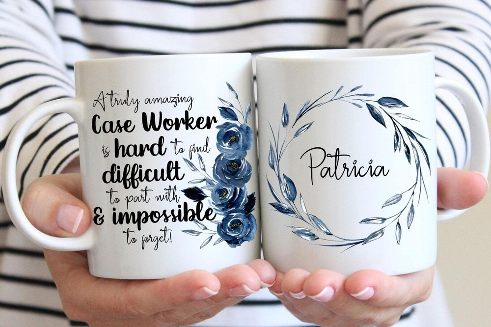 Personalized Case Worker Gift For Women Appreciation Gift Birthday Gift Thank