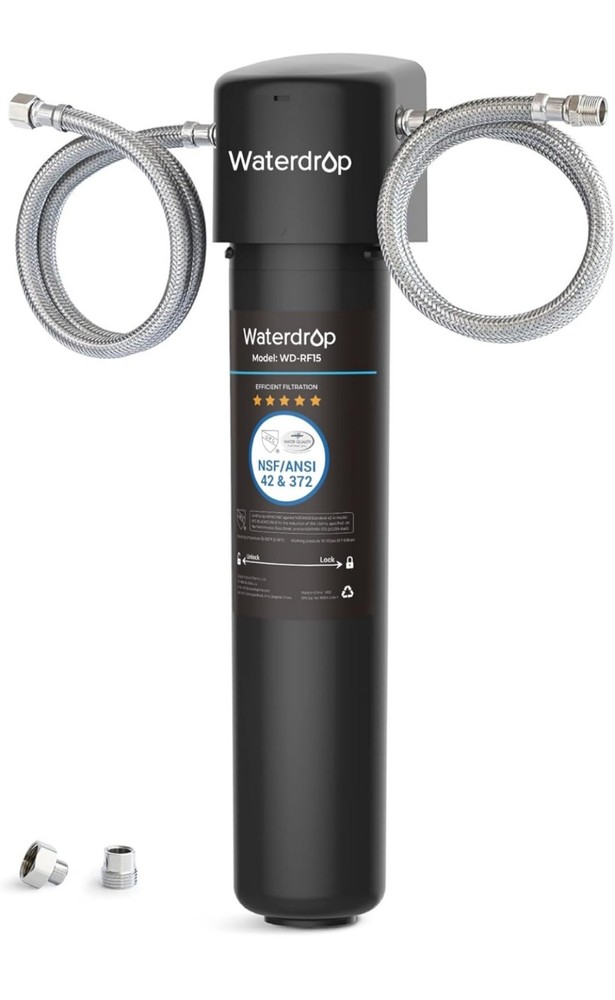 Waterdrop WD10UA Under Sink Filter for Faucet - Black