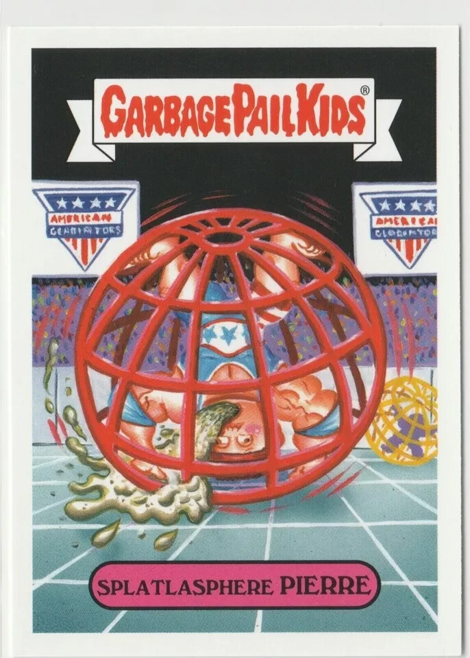 Splatlasphere Pierre #10b GPK We Hate the 90s 2019 Garbage Pail Kids