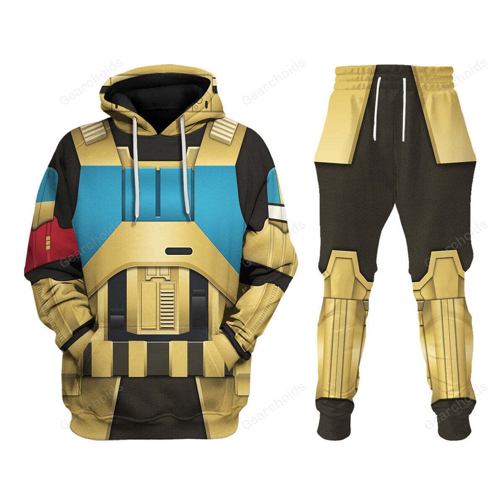 Star Wars Shore Trooper Costume Hoodie and Sweatpants Set SWHS50