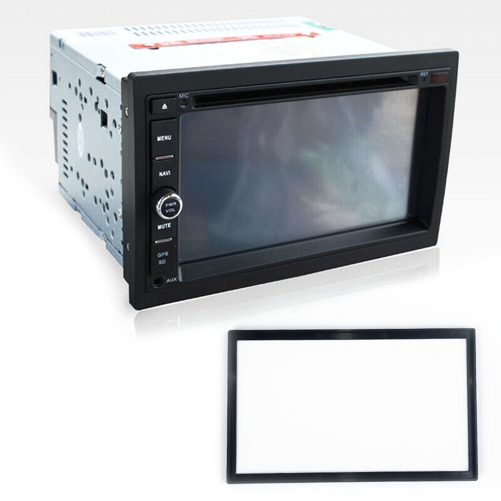 2Din Car Stereo Dash Bezel Panel Mounting Frame for Radio DVD Player Installation  