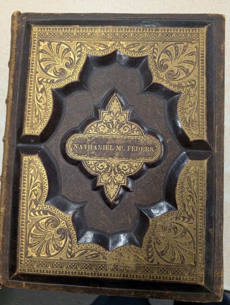 Antique, Holy Bible Old and New Testaments, Concordance & Bible Dictionary, 1881